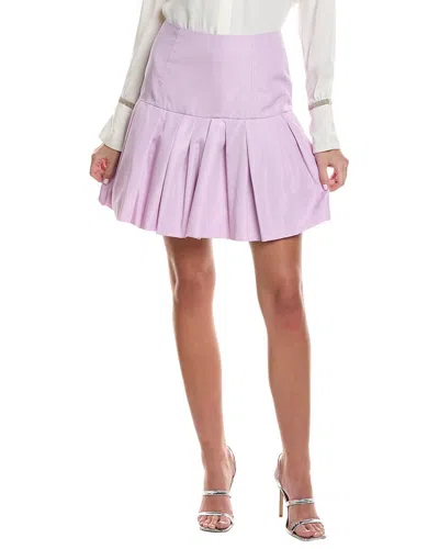 3.1 Phillip Lim Bubble Hem Mini Skirt In Purple