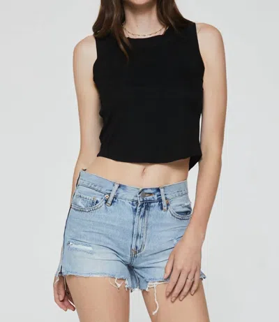 Shop Another Love Baby Cleo Ribbed Tank Top In Black