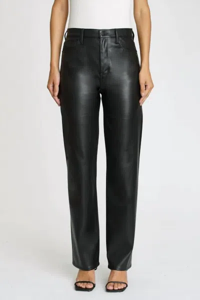 Shop Pistola Cassie Super High Rise Leather Pants In Black Leather
