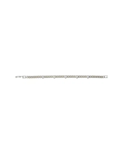 Shop Cloverpost Lighton 14k Plated Cz Bracelet In White