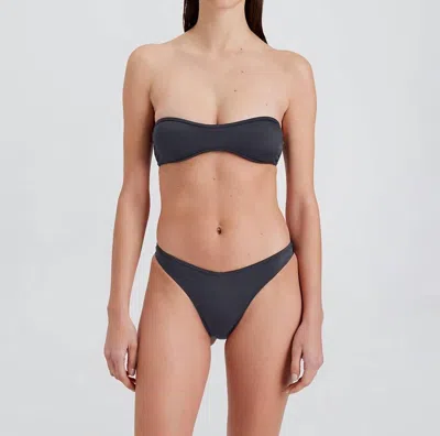 Shop Solid & Striped The Maeve Bikini Bottom In Black