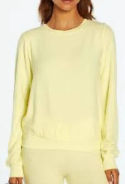 Shop Project Social T Baggy Beach Sweatshirt In Yellow