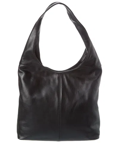 Shop Italian Leather Shoulder Bag In Black
