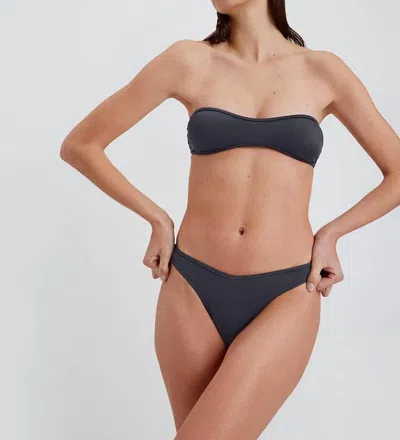 Shop Solid & Striped The Maeve Bikini Top In Black