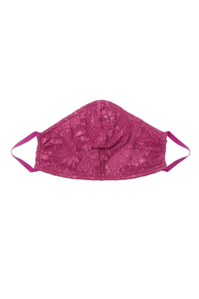 Shop Cosabella Women's Never Say Never V Face Mask In Persian Violet In Multi