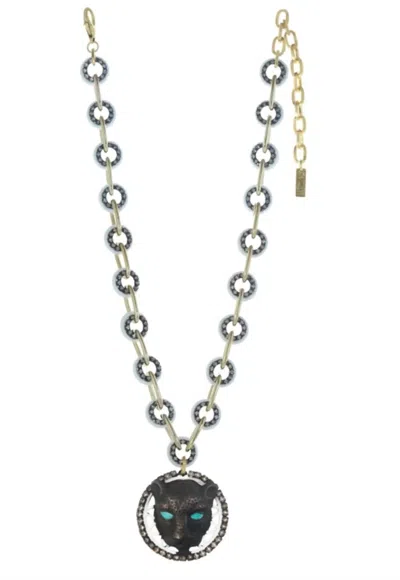 Shop Tova Jagger Short Necklace In Black