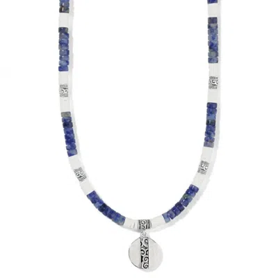 Shop Brighton Women's Mingle Shores Petite Beaded Necklace In Blue