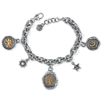 Shop Brighton Women's Ferrara Virtue Charm Bracelet In Silver-gold In Multi