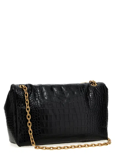 Shop Balenciaga Monaco Sling Shoulder Bags Black