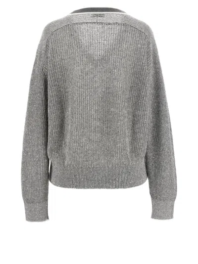 Shop Brunello Cucinelli V-neck Sweater Sweater, Cardigans Multicolor