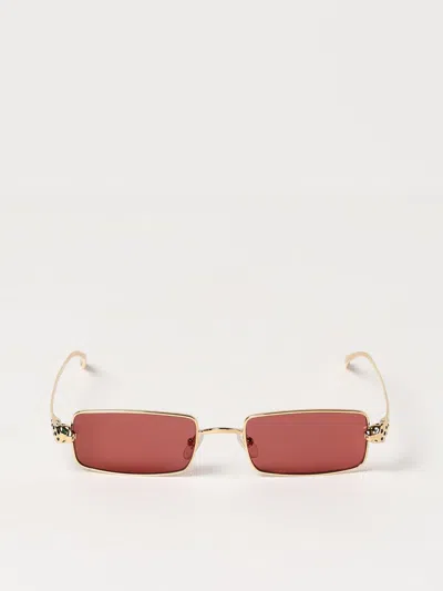 Shop Cartier Sunglasses Men Red Men