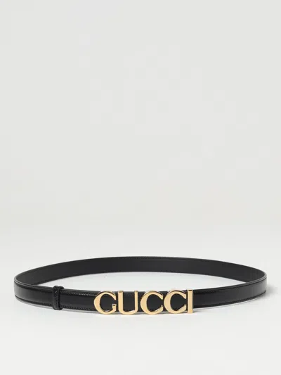 Gucci Belt 2 Logo 75 In Black