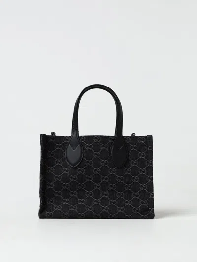 Shop Gucci Tote Bags Woman Black Woman