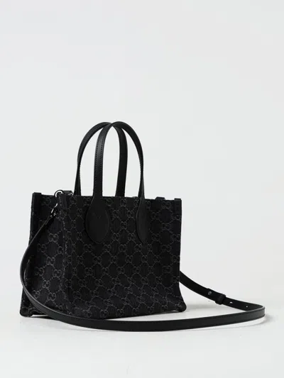 Shop Gucci Tote Bags Woman Black Woman