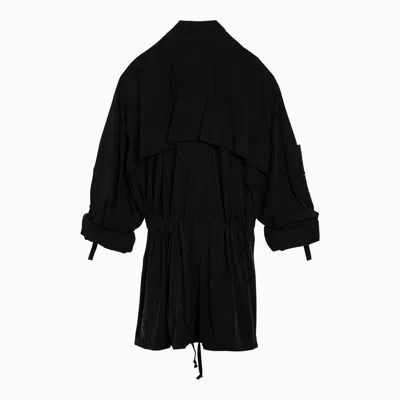 Shop Isabel Marant Hanel Black Nylon-blend Lightweight Jacket Women