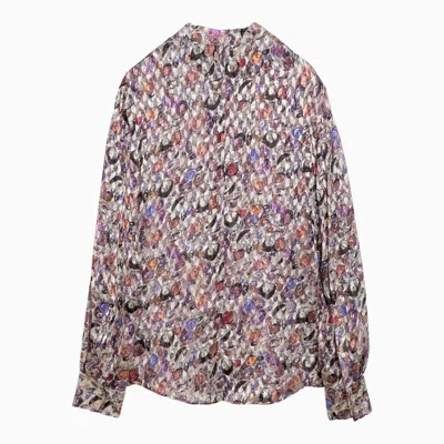 Shop Isabel Marant Shirt With Multicoloured Print Women In Multicolor