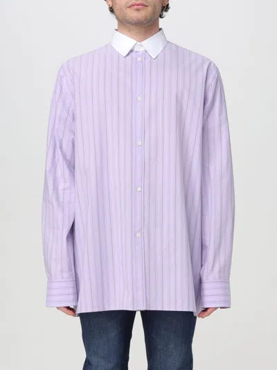 Shop Loewe Shirt Men Violet Men In Purple