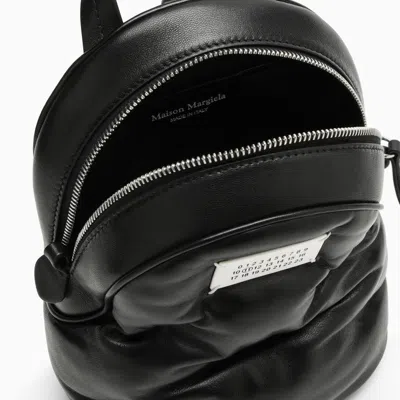 Shop Maison Margiela Glam Slam Black Quilted Leather Backpack Men