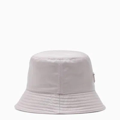 Shop Prada Light Pink Re-nylon Bucket Hat Women