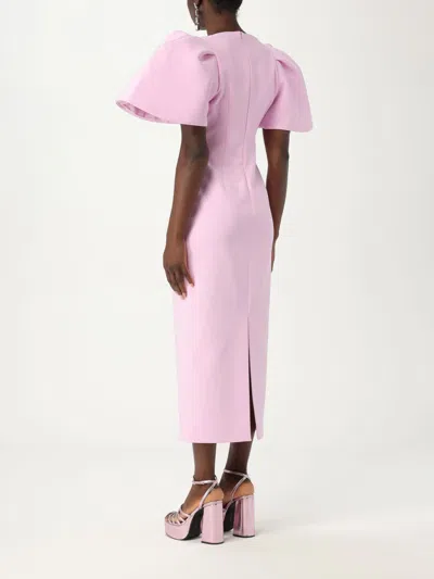 Shop Solace London Dress Woman Blush Pink Woman