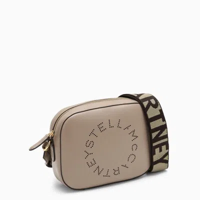 Shop Stella Mccartney Stella Logo Mini Moss-coloured Bag Women In Cream