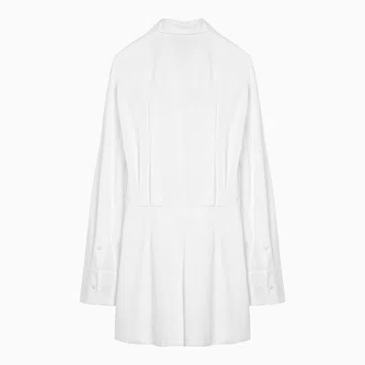 Shop Valentino White Cotton Shirt Suit Women
