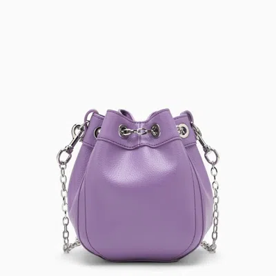 Shop Vivienne Westwood Chrissy Small Bucket Purple Bag Women