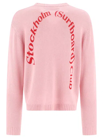 Shop Stockholm Surfboard Club "curved Logo" Sweater