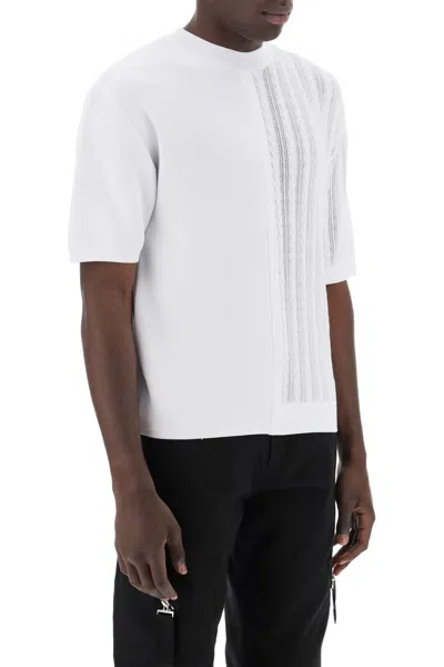 Shop Jacquemus Knit Topthe High Game Knit In White