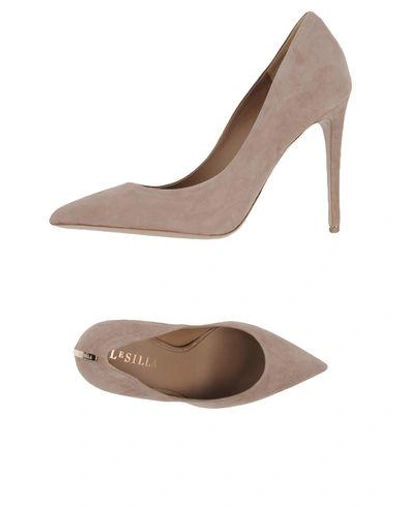 Shop Le Silla Pumps In Sand