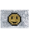 ANYA HINDMARCH 'Pixel Smiley' clutch,PVC100%