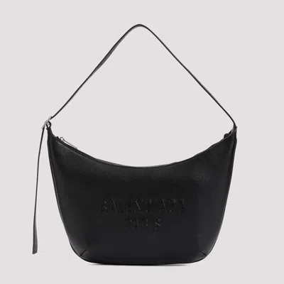 Shop Balenciaga Black Leather Mary Kate Sling Bag