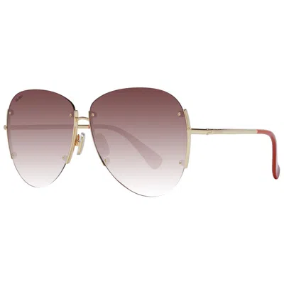 Shop Max Mara Gold Women Sunglasses