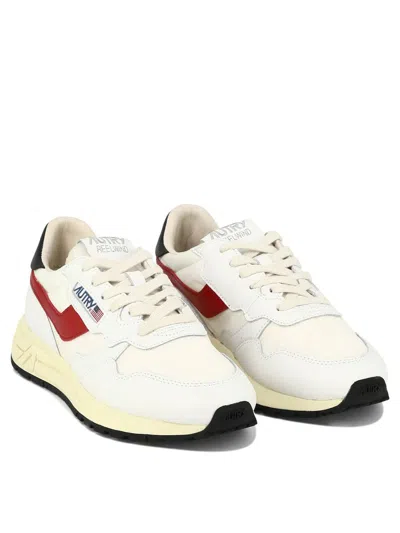 Shop Autry Sneakers In White Red