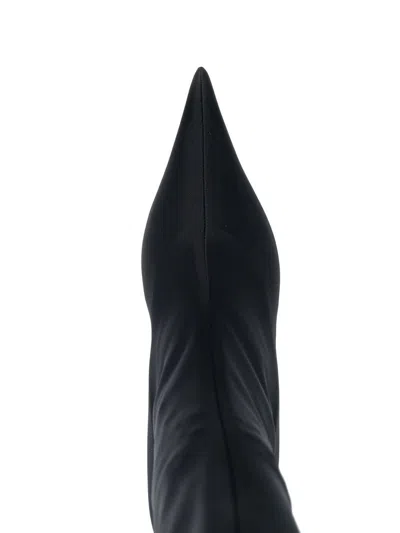 Shop Balenciaga Knife 80mm Bootie Shoes In Black