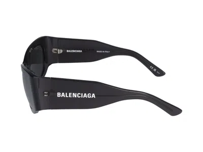 Shop Balenciaga Sunglasses In 003 Grey Grey Silver