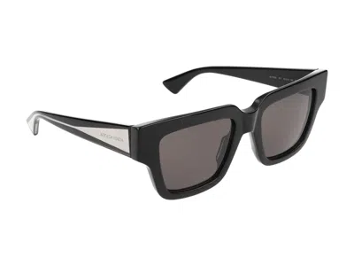 Shop Bottega Veneta Sunglasses In Black Grey Grey
