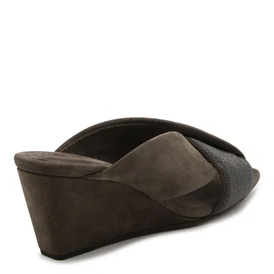 Shop Brunello Cucinelli Flat Shoes In Brown