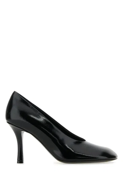 Shop Burberry Heeled Shoes In Black