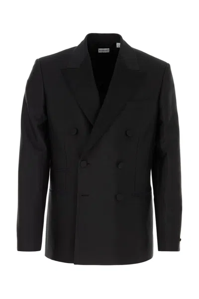 Shop Burberry Jackets And Vests In Black