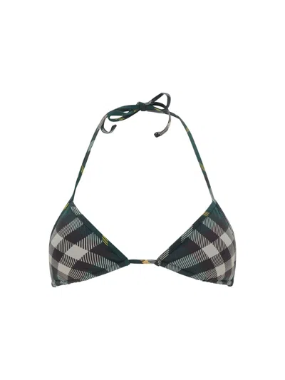 Shop Burberry Swimsuits In Green