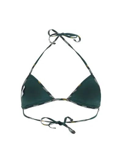 Shop Burberry Swimsuits In Green