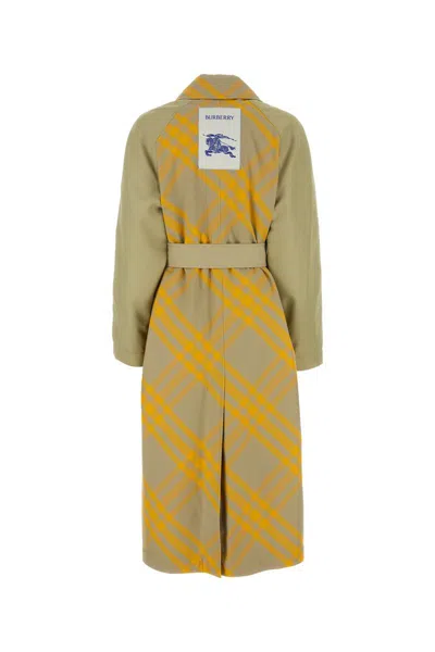 Burberry Two-tone Cotton Reversible Bradford Trench Coat In Hunter