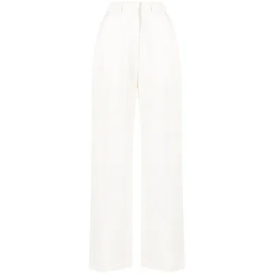 Shop Casablanca Pants In Neutrals