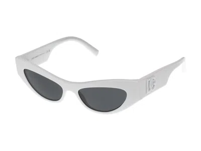 Shop Dolce & Gabbana Sunglasses In 331287 White