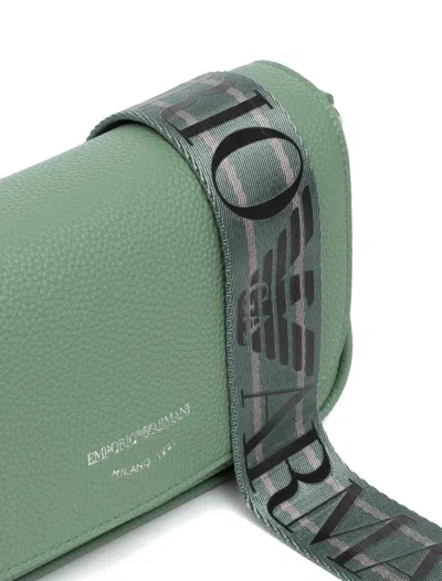 Shop Emporio Armani Wallet On Chain In Green