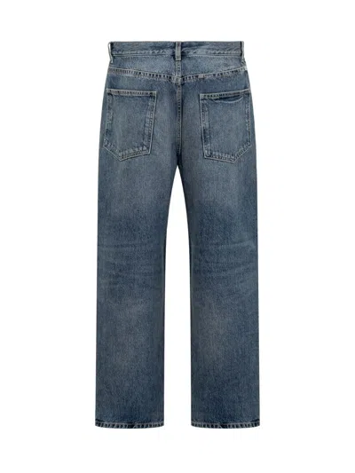 Shop Givenchy Jeans With 4g Logo In Blue