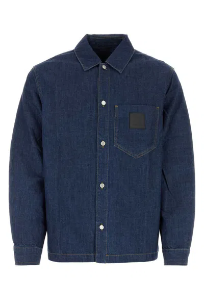 Shop Givenchy Shirts In Blue
