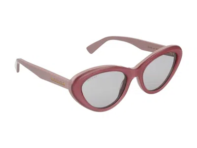 Shop Gucci Sunglasses In Pink