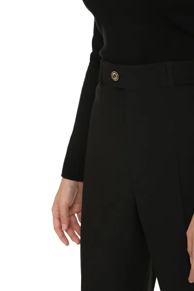 Shop Gucci Tailored Trousers In Black